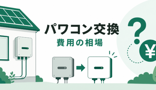 パワコン交換費用の相場【2026年版】｜単純交換とハイブリッド化、どちらが得か