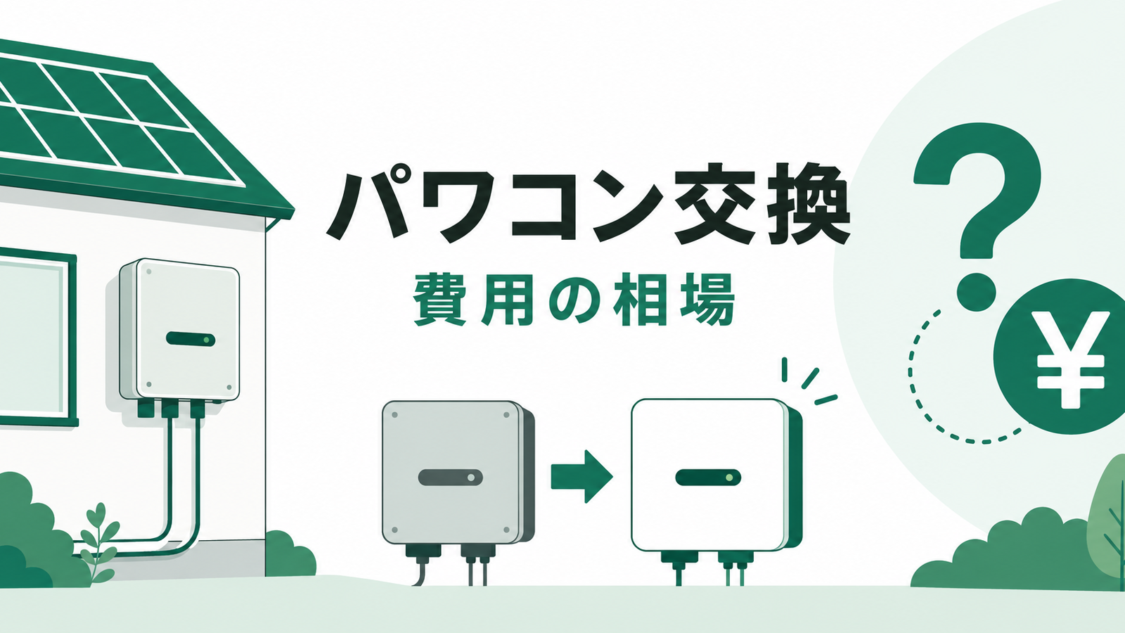 パワコン交換費用の相場【2026年版】